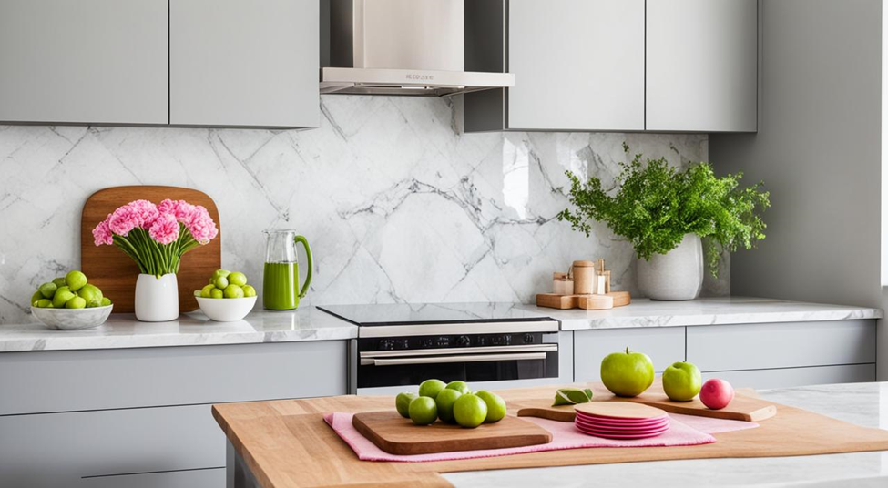 Backsplash Designs for Grey Kitchen Units