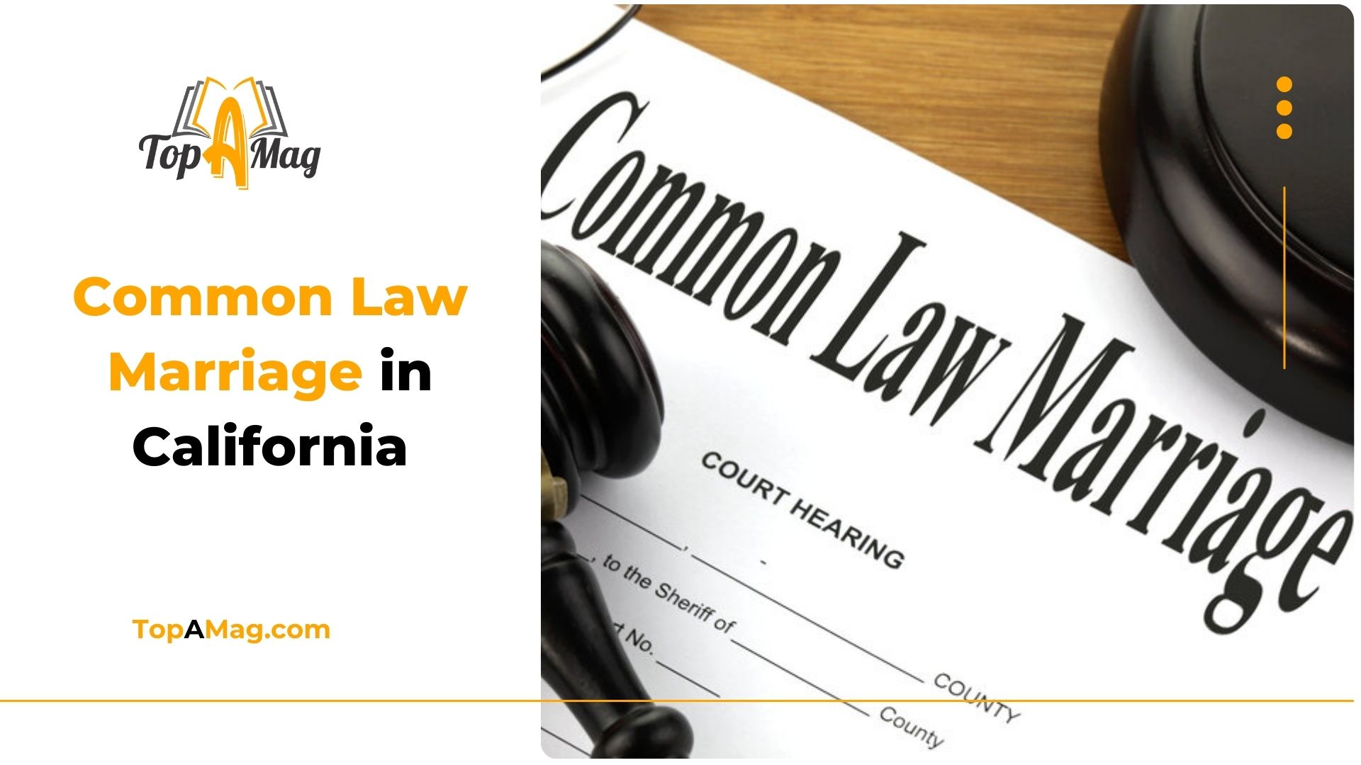 Common Law Marriage in California